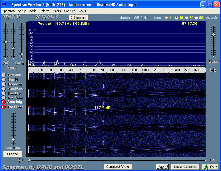 Spectran echo 13 cm 19.01.2012r.